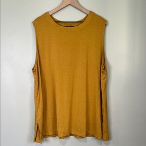 J. Jill Wear ever Collection Mustard Tank Top 4x
